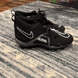 Nike Kids Black and White Alpha cleats